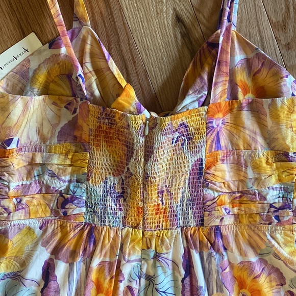 Anthropologie x Cecilia Pettersson! Tie Front Floral Midi Dress NWT! - Picture 6 of 12